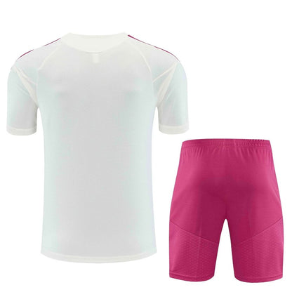 Real Madrid Training Soccer Kit - Jersey + Shorts 2026/27 Beige