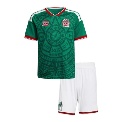 El Tri Home Kid's Soccer Kit (Jersey+Shorts) 2026