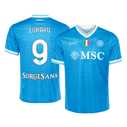 LUKAKU #9 Napoli Home Soccer Jersey 2025/26