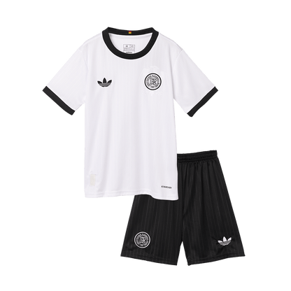 Germany 125th Anniversary Kid's Soccer Jersey Kit (Jersey+Shorts) 2025 White