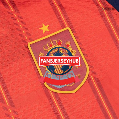La Roja Home Long Sleeve Player Version Jersey 2026 World Cup