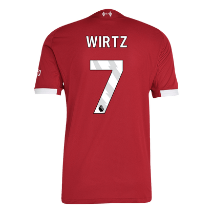 WIRTZ #7 Liverpool Home Player Version Soccer Jersey 2025/26
