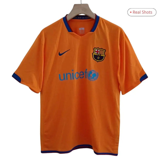 Barcelona 2006/07 Retro Away Soccer Jersey