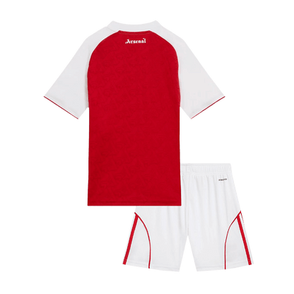 Arsenal Kid's Home Soccer Jersey Kit (Jersey+Shorts) 2025/26 Red