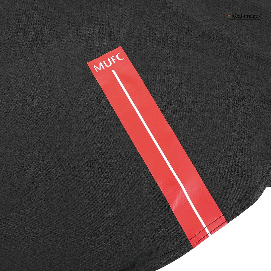 Manchester United 2007/08 Away Long Sleeve Retro Soccer Jersey