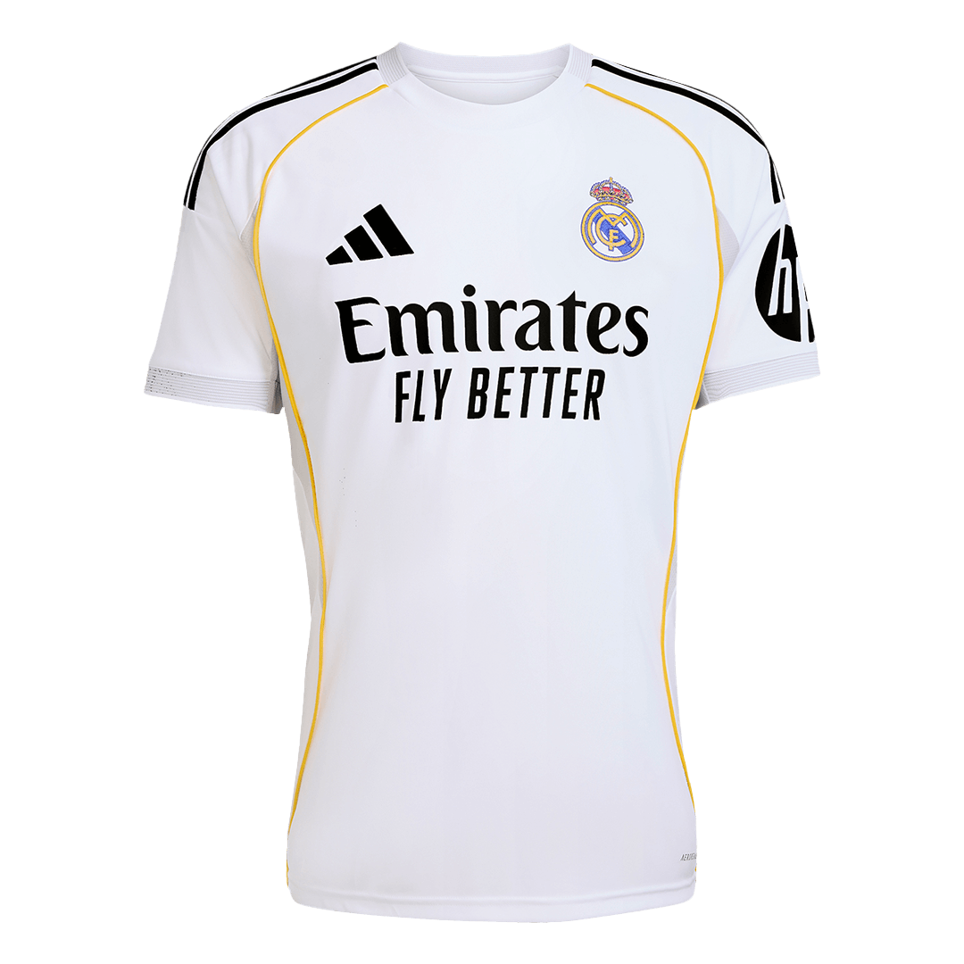 VINI JR. #7 Real Madrid Home Soccer Jersey 2025/26 White