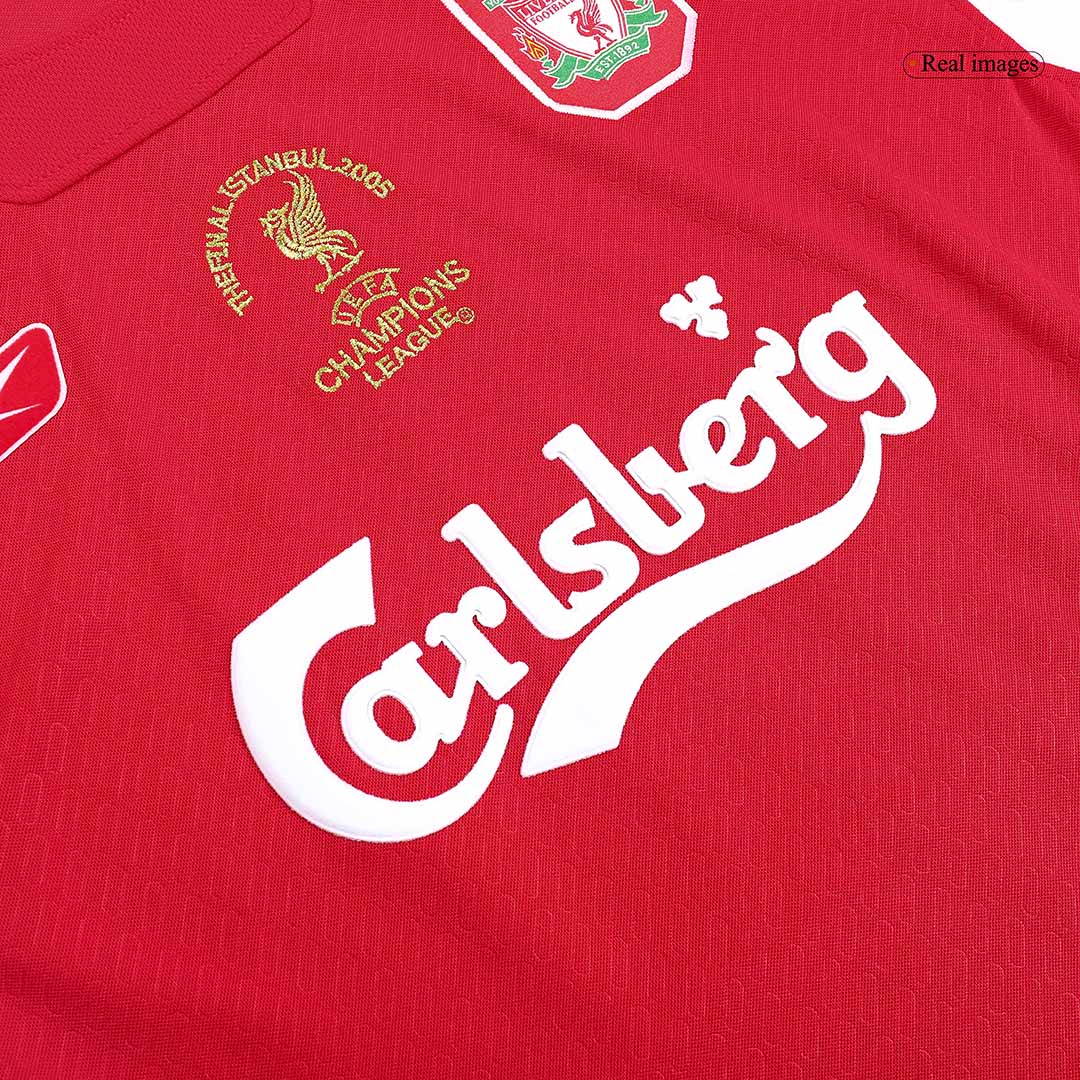 Liverpool 2005 Home Retro Football Jersey - UCL Final
