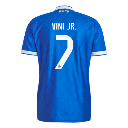 VINI JR. #7 Real Madrid Third Away Player Version Soccer Jersey 2025/26