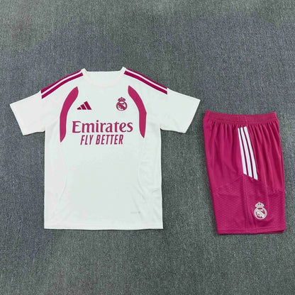 Real Madrid Training Soccer Kit - Jersey + Shorts 2026/27 Beige