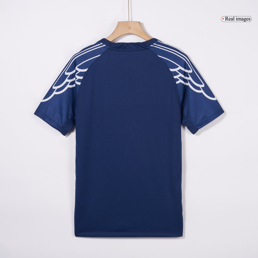 PSG Fourth Away Soccer Jersey Kit (Jersey+Shorts) 2024/25 Navy