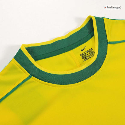 RONALDO #9 Retro 1998 Brazil Home Football Jersey - World Cup
