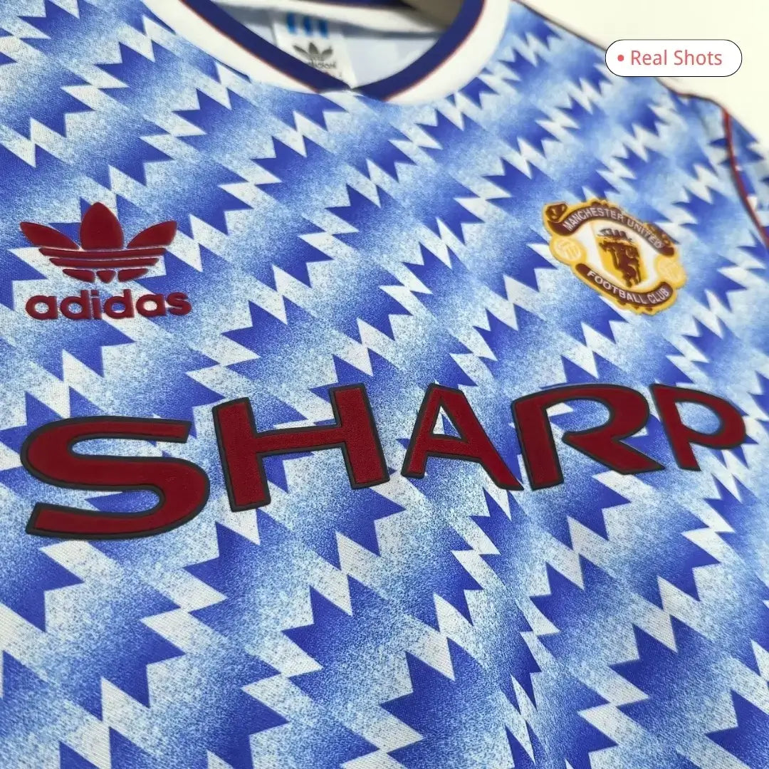 Manchester United 1990/92 Away Retro Soccer Jersey