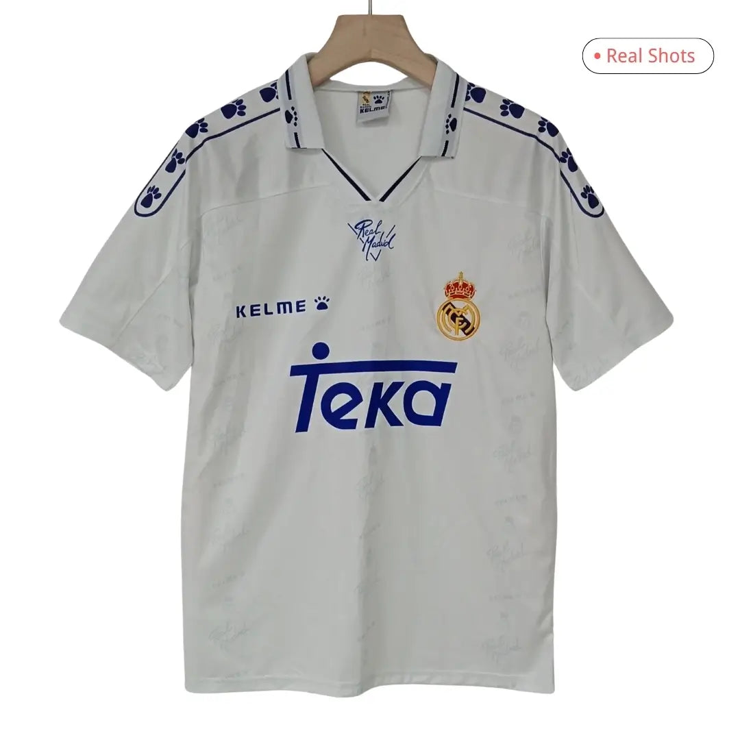 Real Madrid 1994/96 Home Retro Football Jersey