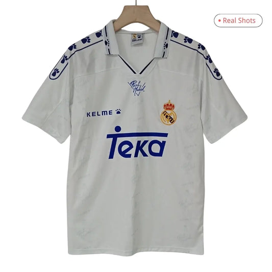 Real Madrid 1994/96 Home Retro Football Jersey
