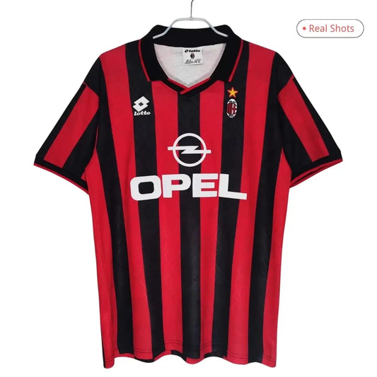 AC Milan 1995/96 Home Retro Soccer Jersey