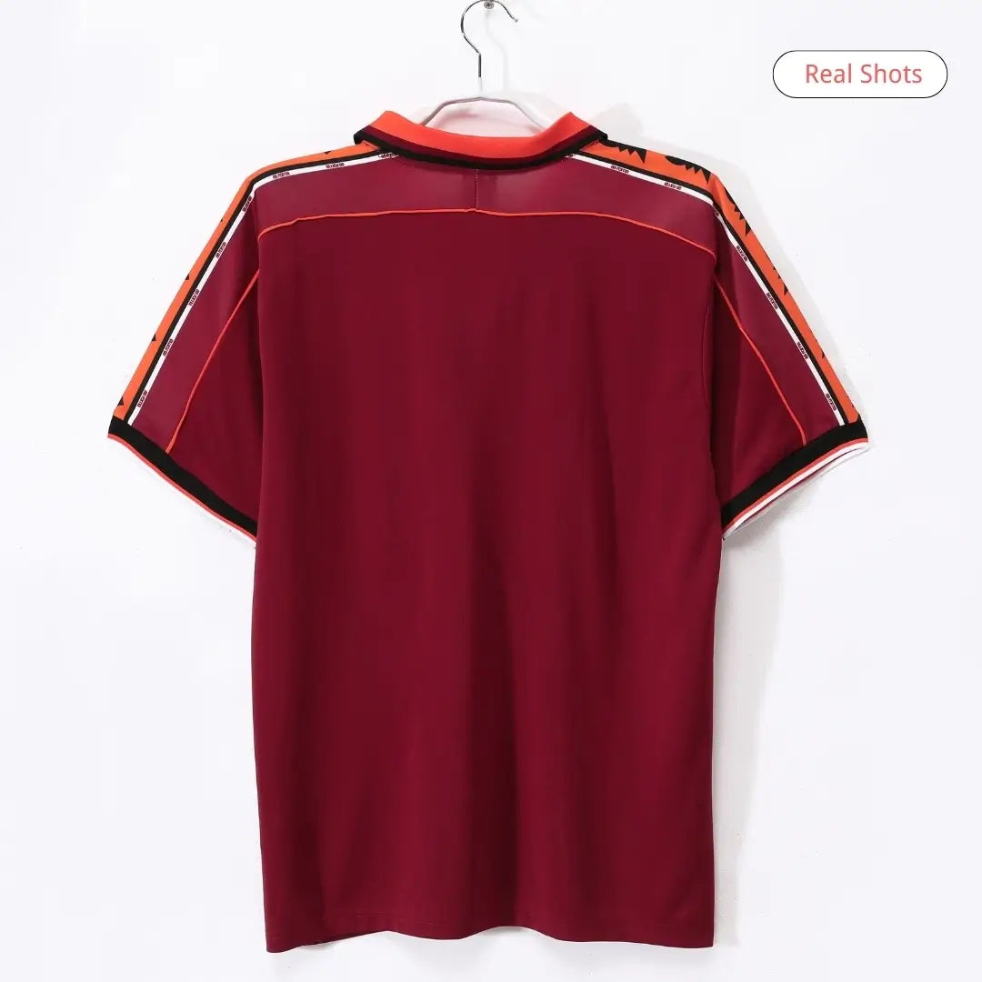 TOTTI #10 Retro Roma Home Soccer Jersey 1998/99
