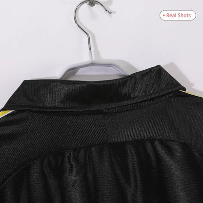 Camiseta de fútbol retro de manga larga de visitante del Real Madrid 1999/00