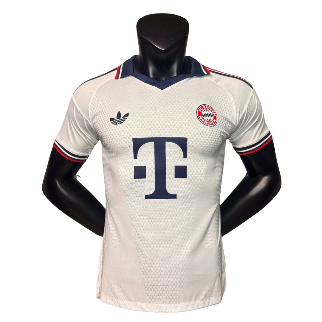 Camiseta de fútbol de la tercera equipación visitante del Bayern de Múnich, versión jugador, temporada 2025/26