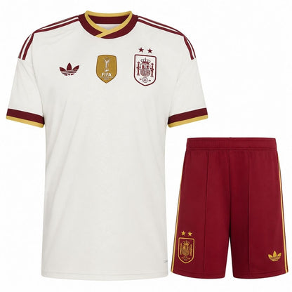 Kit de football domicile Espagne - Maillot + Short Coupe du Monde 2026