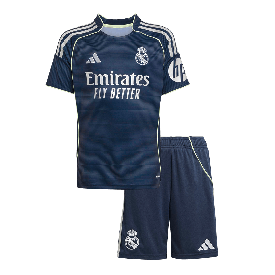 Kid's Real Madrid Away Kit - Jersey+Shorts 2025/26