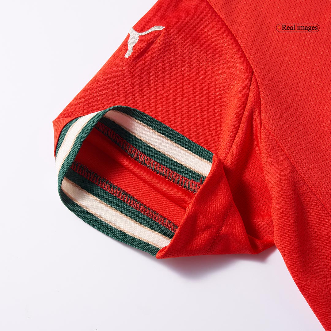 RONALDO #7 Portugal Women's Home Football Jersey 2025 Red