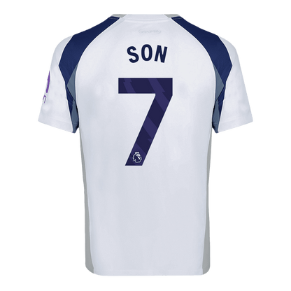 SON #7 Tottenham Hotspur Home Soccer Jersey 2025/26 White