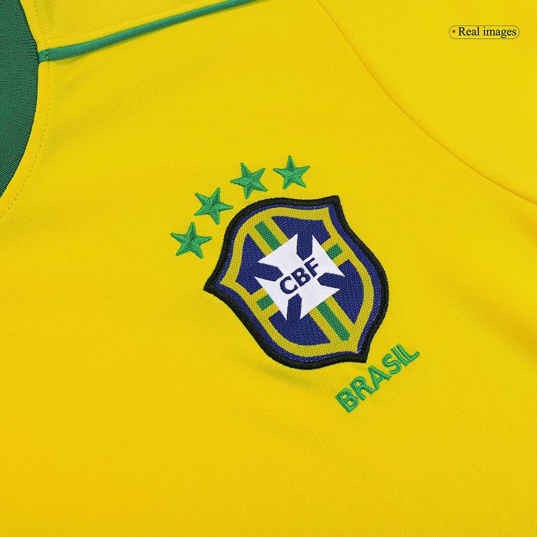 RONALDO #9 Retro 1998 Brazil Home Football Jersey - World Cup