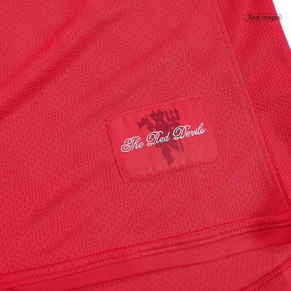 RONALDO #7 Manchester United 2007/08 Home Long Sleeve Retro Soccer Jersey