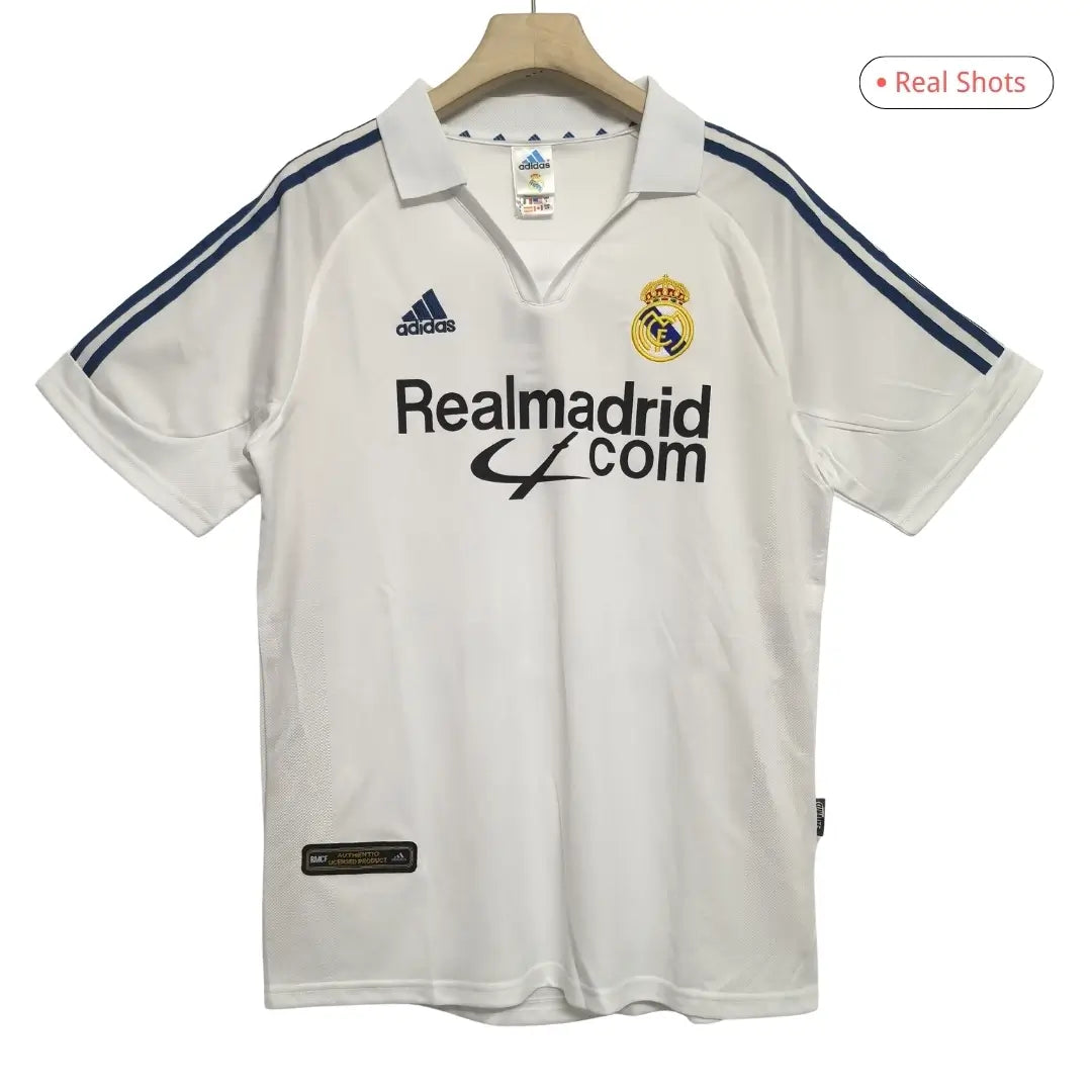 Real Madrid 2001/02 Home Retro Football Jersey