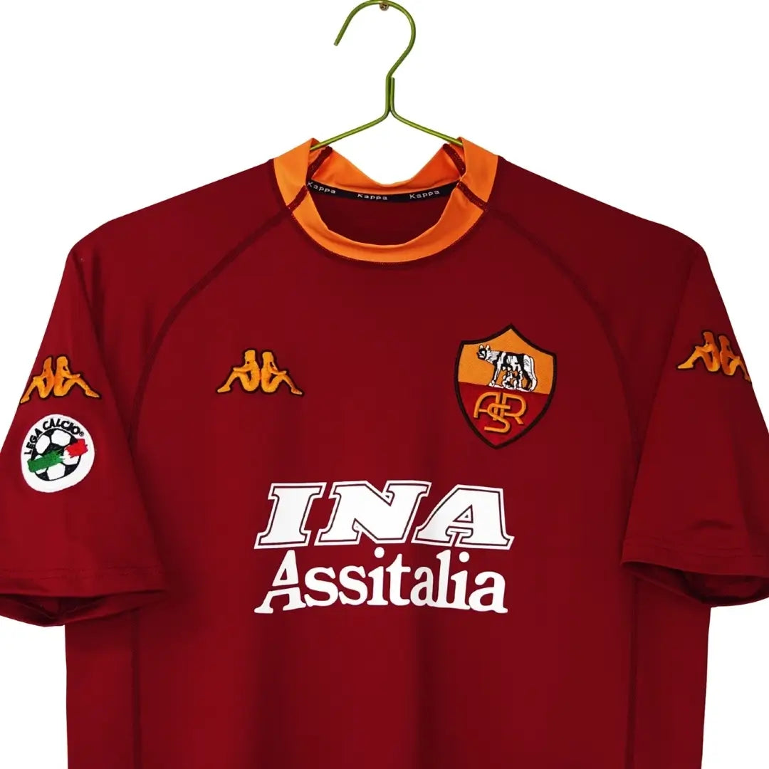 Retro Roma Home Soccer Jersey 2000/01