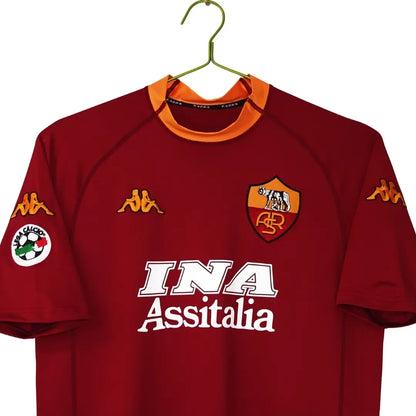 Retro Roma Home Soccer Jersey 2000/01