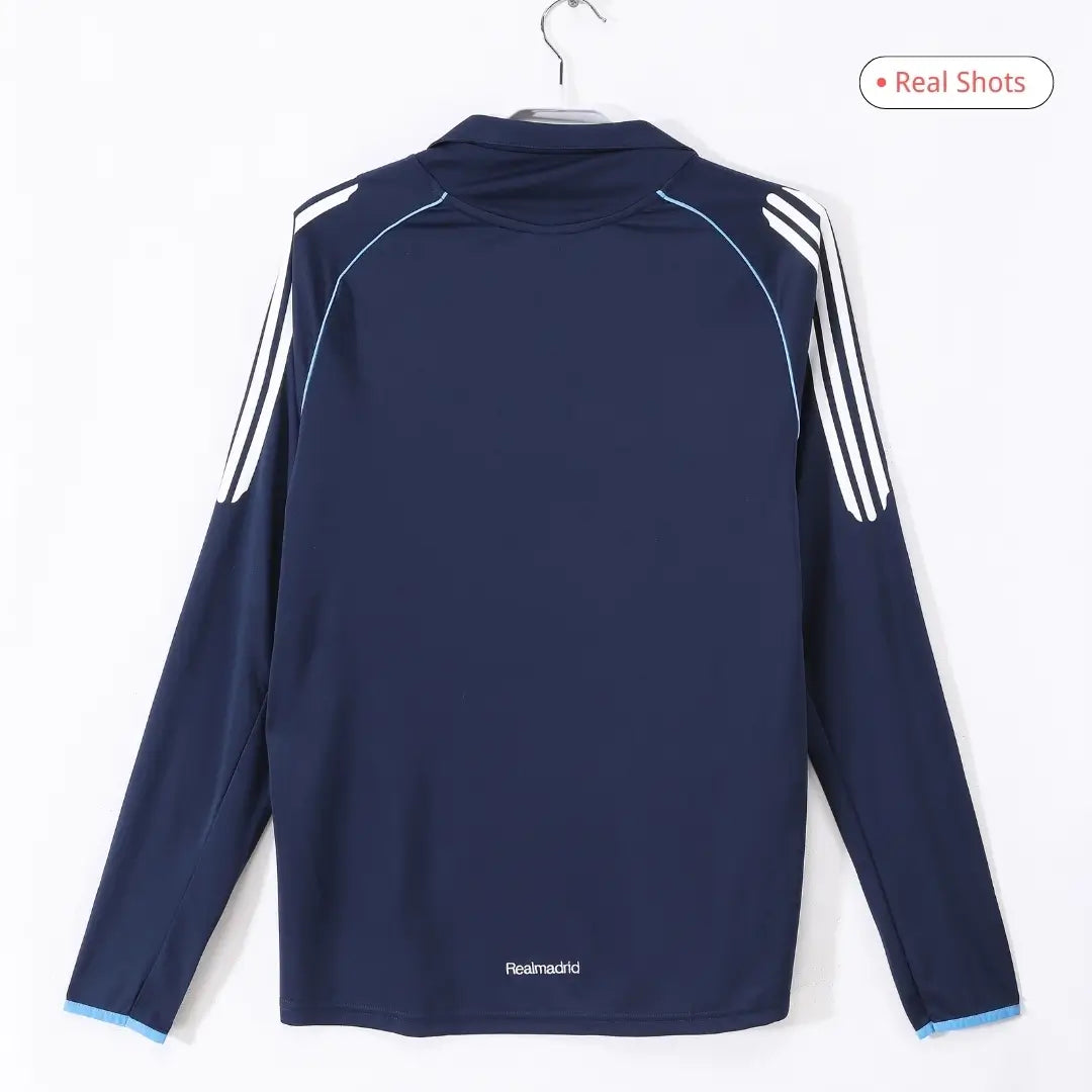 Real Madrid 2005/06 Away Long Sleeve Retro Soccer Jersey