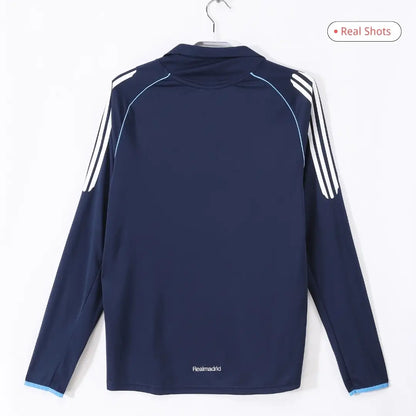 Real Madrid 2005/06 Away Long Sleeve Retro Soccer Jersey