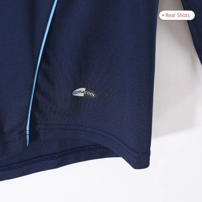 Real Madrid 2005/06 Away Long Sleeve Retro Soccer Jersey