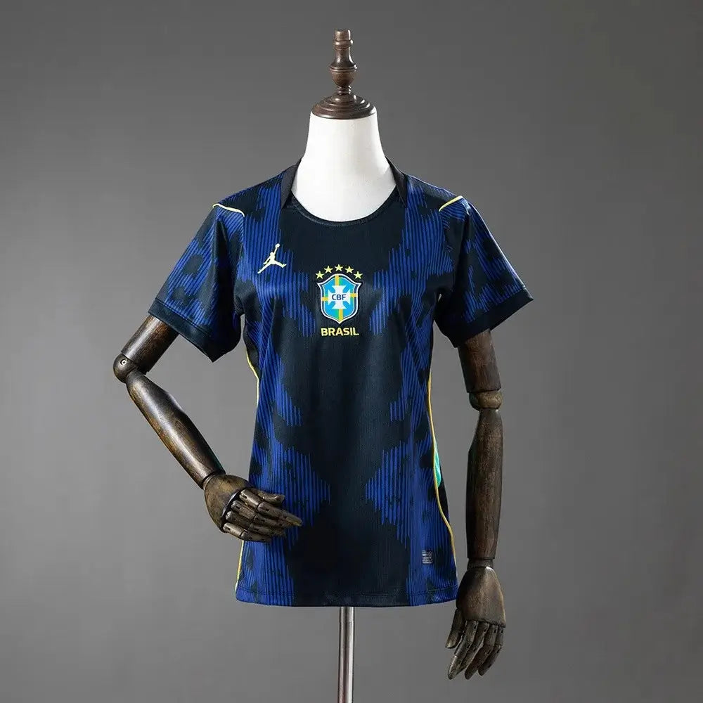 Women Brazil Away Soccer Jersey 2026 World Cup