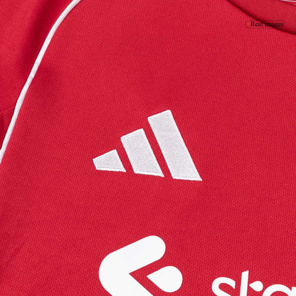 Liverpool Home Long Sleeve Soccer Jersey 2025/26