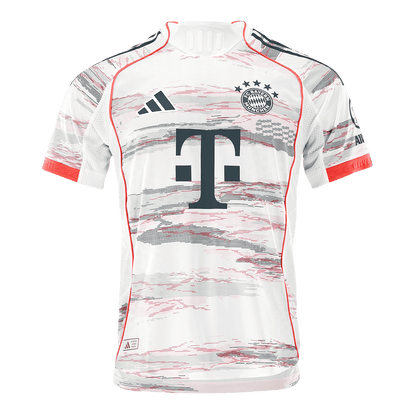 MÜLLER #25 Bayern Munich Away Player Version Soccer Jersey 2025/26 White