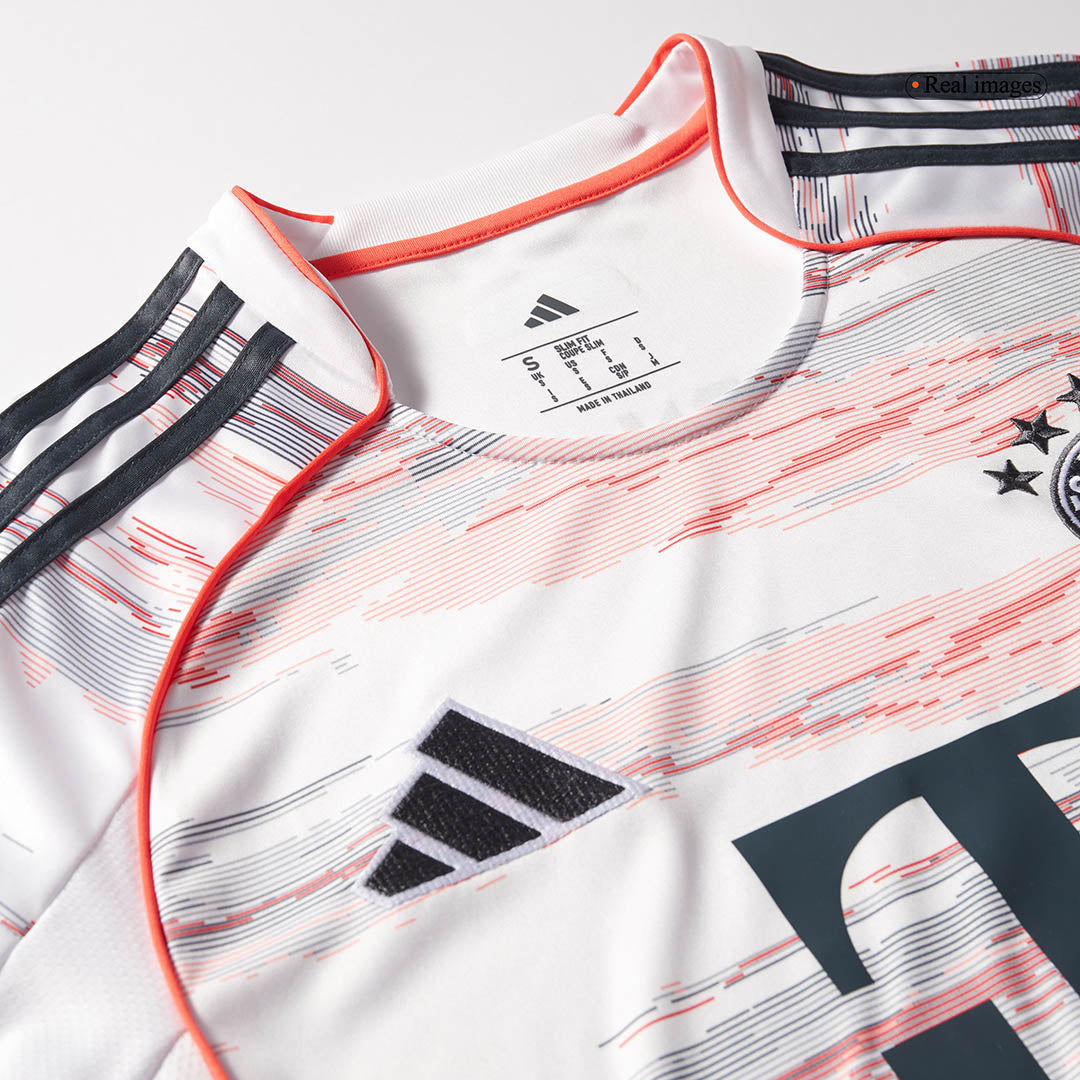 Bayern Munich Away Soccer Jersey Kit (Jersey+Shorts) 2025/26 White