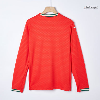 Portugal Home Long Sleeve Football Jersey 2025 Red