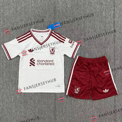 Equipación infantil del Liverpool (local) - Camiseta + Pantalón corto 2025/26