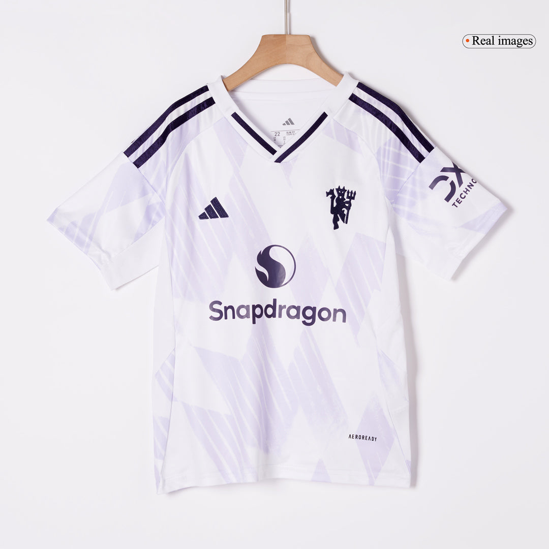 Manchester United Kid's Away Kit - Jersey+Shorts 2025/26