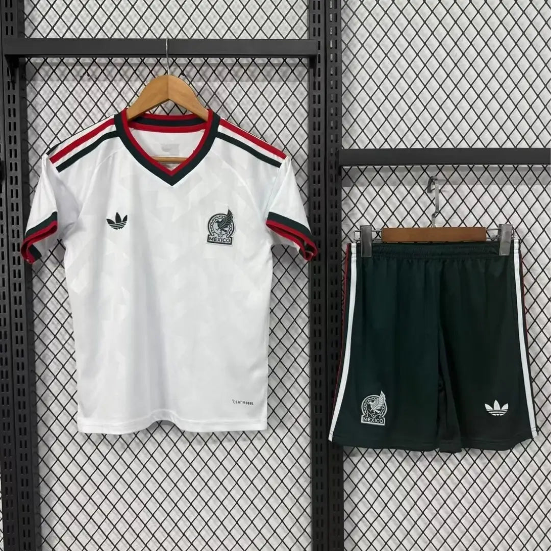 Ensemble de football extérieur Mexique - Maillot + Short Coupe du Monde 2026