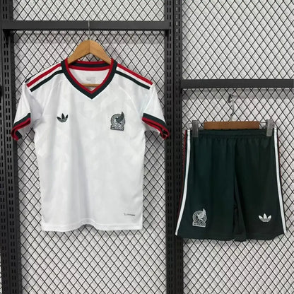 Ensemble de football extérieur Mexique - Maillot + Short Coupe du Monde 2026