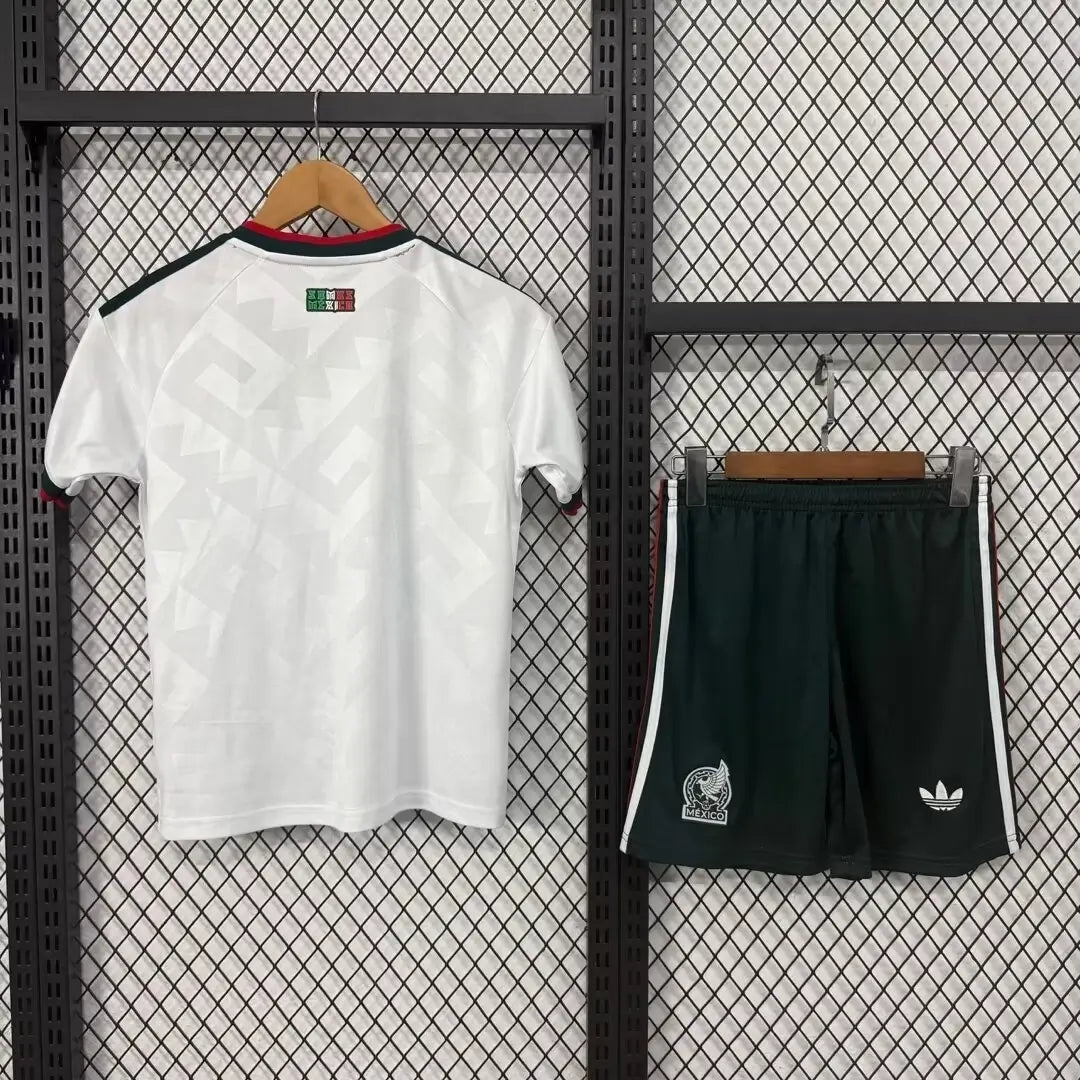 Ensemble de football extérieur Mexique - Maillot + Short Coupe du Monde 2026