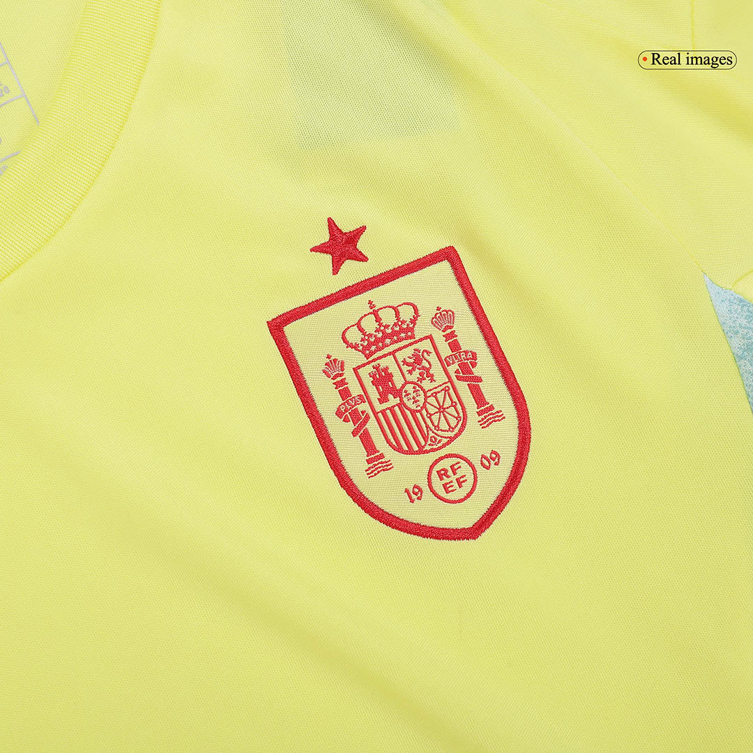 Spain Kid's Away Football Jersey Kit (Jersey+Shorts+Socks) Euro 2024