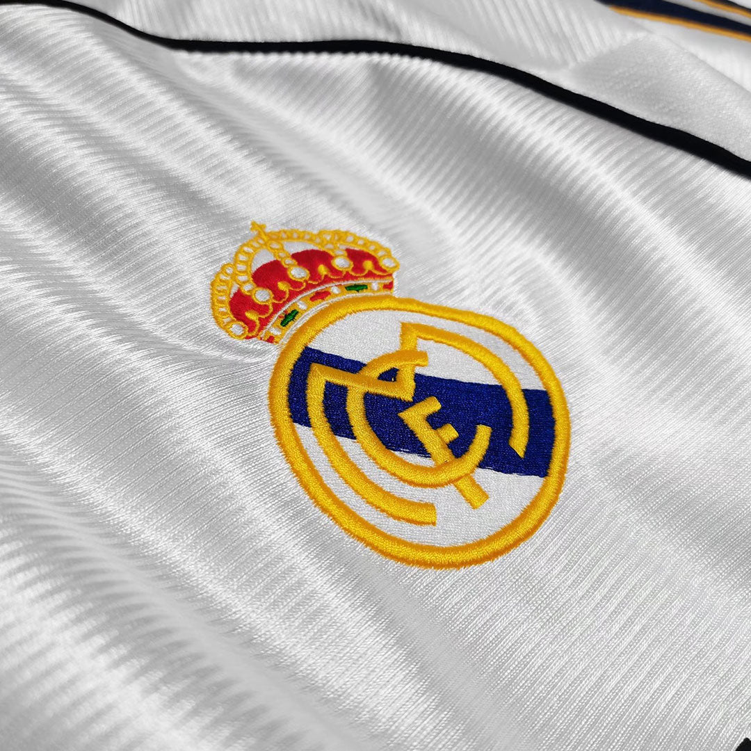 Real Madrid 1998/00 Home Retro Soccer Jersey