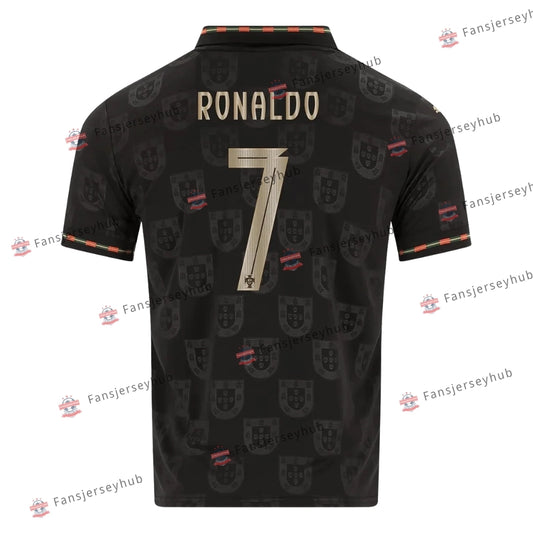 RONALDO #7 Seleção das Quinas Special Edition Pantera Negra Jersey 2026 World Cup