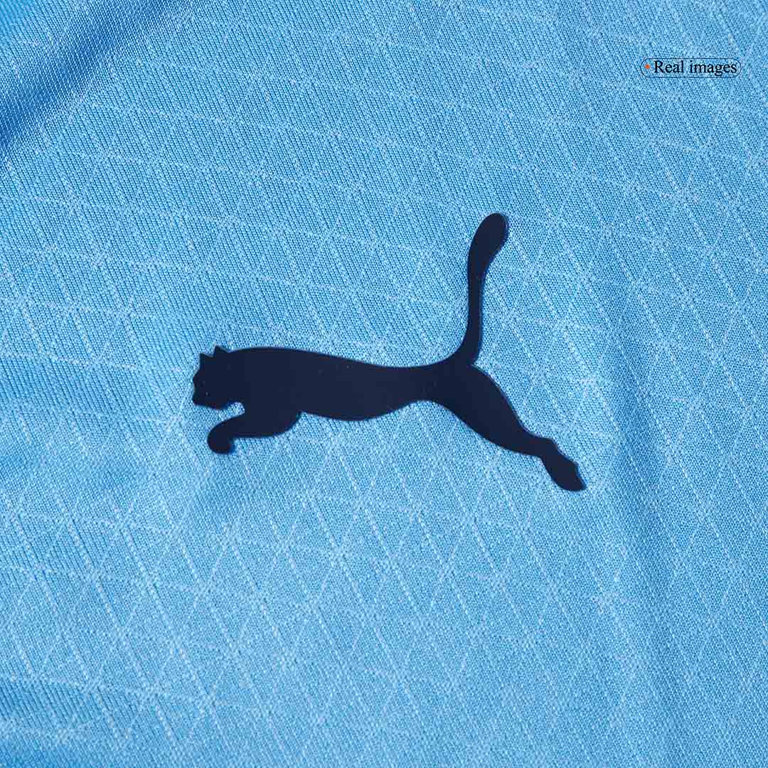 RODRIGO #16 Manchester City Home Player Version Soccer Jersey 2025/26 Blue - Club World Cup