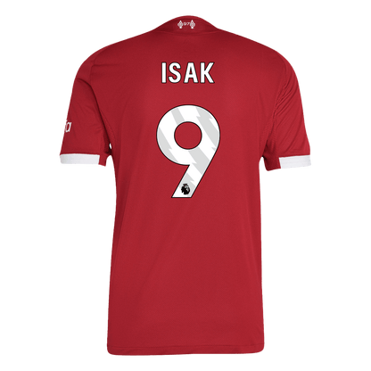 ISAK #9 Liverpool Home Player Version Soccer Jersey 2025/26