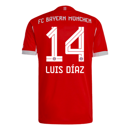 LUIS DÍAZ #14 Bayern Munich Home Player Version Soccer Jersey 2025/26